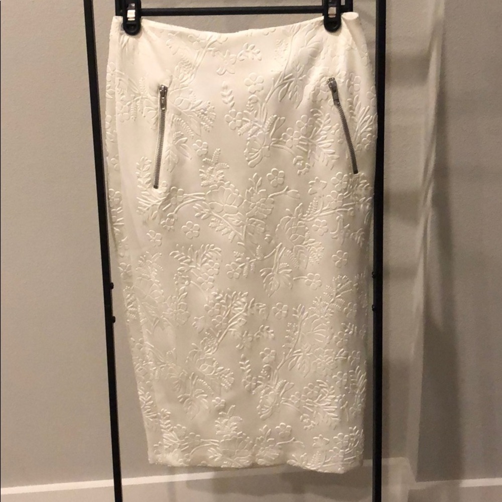 Asos White Pencil Skirt